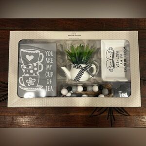 Kirkton House Coffee Bar Tea Tray Objects ALDI Tier Tray Props